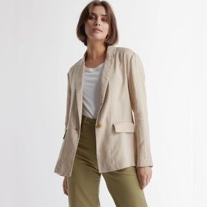 100% European Linen Blazer